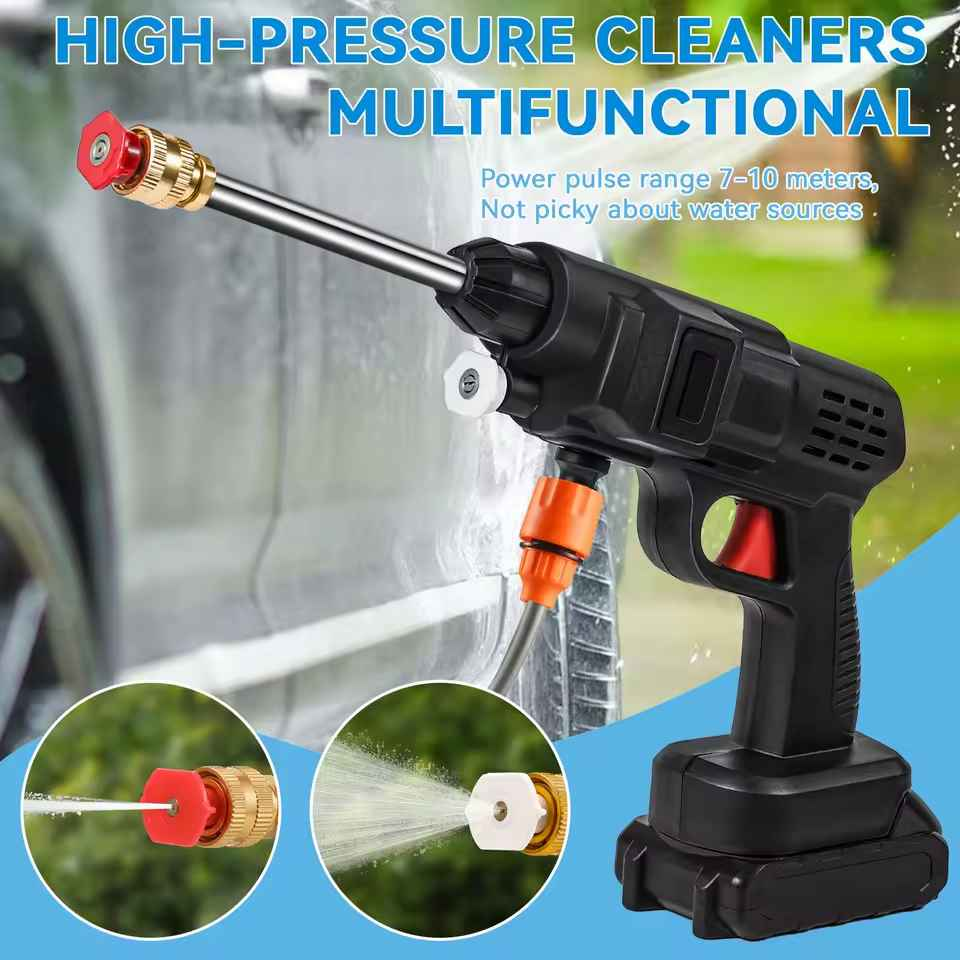 LAVAJET™ Pistola alta presión profesional portátil doble bateria - Envio En 24h